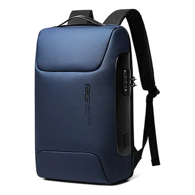 Mochila Bange BG-7216 Premium Contra Agua Usblaptop Viaje Escolar Color Azul | Meses sin interés