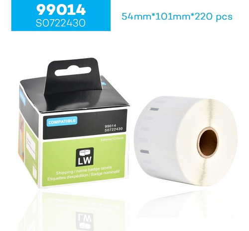 Dymo Lw99014 - Etiqueta Para Impresora De Etiquetas 450