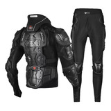 Conjunto De Armadura De Traje De Motociclismo, Pantalones Y