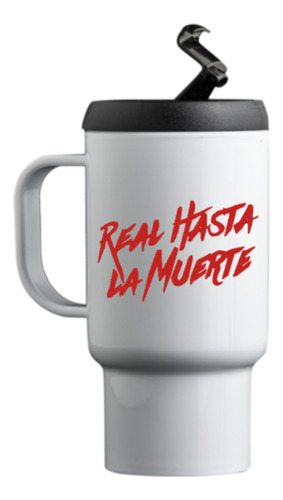 Jarro Térmico Personalizado Vaso Real Hasta La Muerte Anuel