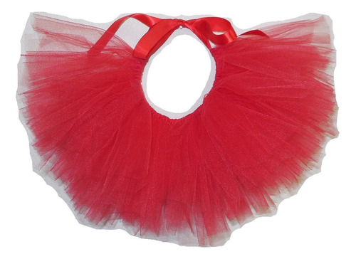 Pawpatu Tutu De Tul Para Perros O Gatos, Pequeno, Rojo