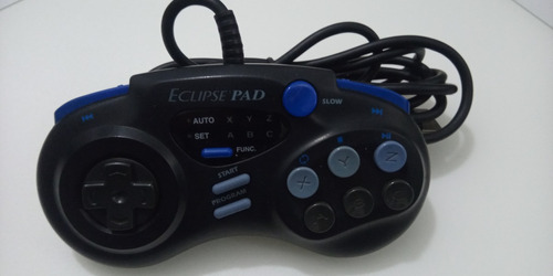 Controle Sega Saturn Joystick Interact Eclipse Pad 6 Botões