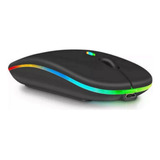 Mouse Elegante Sem Fio Wireless Colorido Gamer Rgb Envio Já