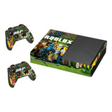 Skin Para Xbox One Fat Modelo (17651xof) Ro Blox