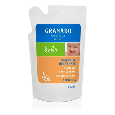 Sabonete líquido Bebê camomila refil 250mL Granado | MercadoLivre