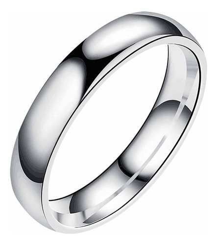 Anillo De Joyas For Parejas En Acero Liso Titanio B Acero,