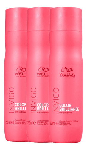 Shampoos Wella Invigo Color Brilliance (3 Uni) - 250ml