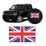 Adesivo Bandeira Inglaterra Uk Land Rover Resinado