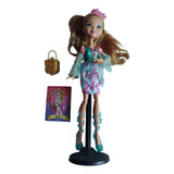 Ever After High Ashlynn Ella Diadema Vestido Azul Flor 2013