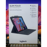 Funda Con Teclado Logitech Slim Folio Bluetooth Para iPad