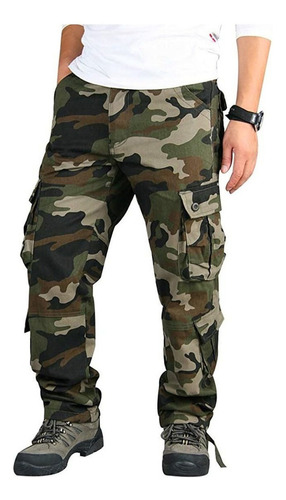 Pantalones De Trabajo De Combate De Camuflaje Para Hombre