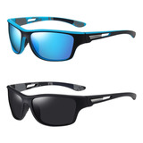 2pcs Gafas De Sol Hombre Polarizadas Pesca Viajes Conducción