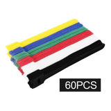 Velcro Amarra Cables Organizador *kit 60 Pcs*