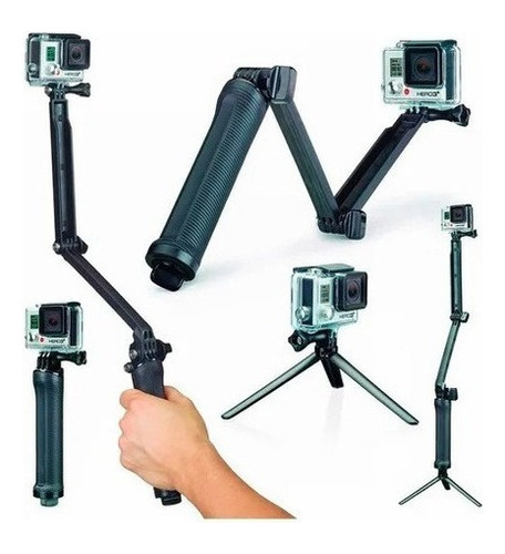 Bastao Extensor Pau De Selfie Monopod 3way Gopro Sjcam Hero9