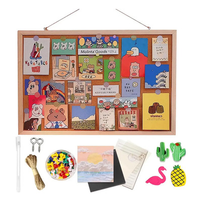 Pizarra De Corcho 40x60 Pizarron De Corcho Para Pared Kit De Arte Chinches De Arte De Cactus MURAMAUDI MO016 | MercadoLibre