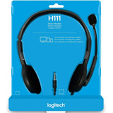 Fone De Ouvido Mic Logitech H111 - Multiuso - (981-000612)