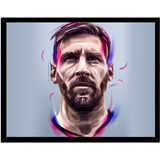 Cuadro Decorativo Messi Medidas 30x40 Cm