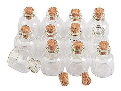 Mini Botellas De Vidrio De Deseos 4ml Pack 12 Uni