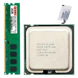Processador Core 2 Quad Q6600 2.4ghz 8mb Fsb1066 + Ddr3 2gb