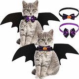 Ropa Gato - Syhood 2 Pieces Pet Cat Bat And 2 Pieces Collar 