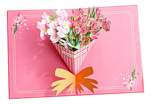 Cartão De Dia Das Mães, Buquê De Flores, Cartões -up Com