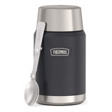 Termo Comida 710ml Icon Acero Inoxidable Color Gris Oscuro