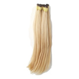 Cabelo Humano Loiro Claro Liso De 65cm 50 Gramas.