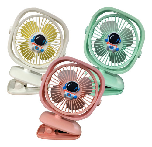 5 Mini Ventilador Portatil De Mano Recargabe Con Base