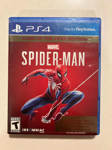 Juego Para Playstation 4 Formato Físico: Spiderman