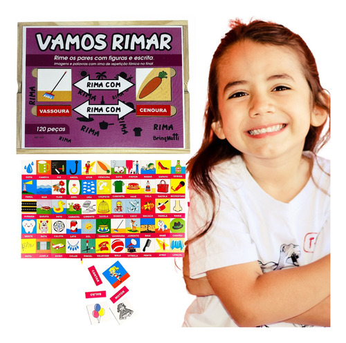 Vamos Rimar Brinquedo Educativo E Pedagógico