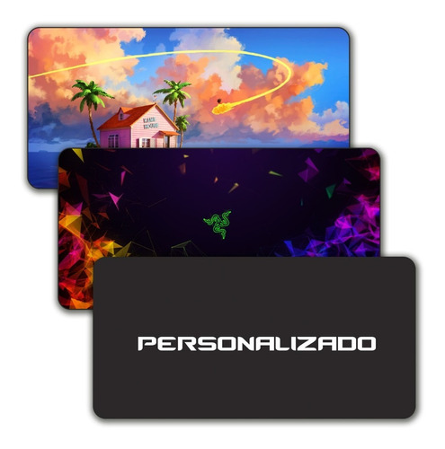 Mouse Pad Gamer Personalizado Extra Grande 140x25 Cm