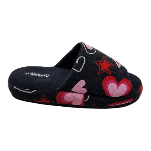 Pantuflas Mujer Pantuflon Espumon Punta Abierta Solanas