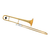 Trombon Jinbao Jbsl700l Tenor Vara Dorado