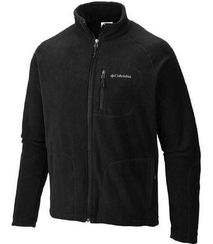 Jaqueta Columbia Fleece Preta Masculina Fast Trek Original