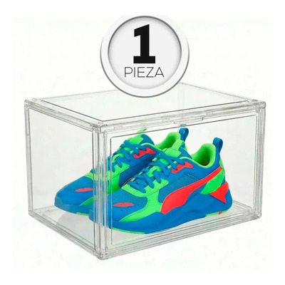 Caja Zapatera De Acrílico Premium Sneakers Box Tenis Bolsas Accesorios Puerta Imantada | MercadoLibre