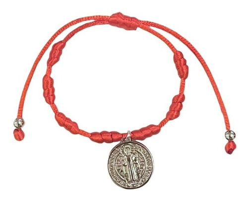 Pulsera Siete Nudos Contra La Envidia San Benito Hilo Rojo