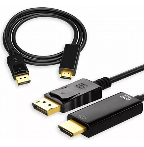 Cable Adaptador Displayport Macho A Hdmi Macho 4kx2k 1.8 Mts