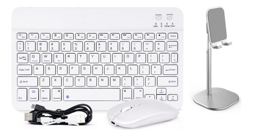 Kit De Teclado Con Ratón Bluetooth Español Con Tecla Ñ .