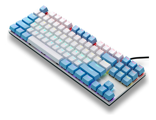 Efectos De Teclado (interruptores) Azul Y Blanco (azul) K87