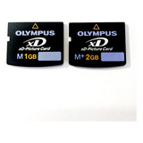 2 Tarjetas Memoria Flash Olympus Xd-picture 1gb M Y 2gb M+