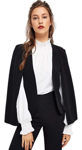 Saco Tipo Capa Para Mujer Blazer Excelente Calidad 