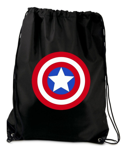 Capitan America Tula Deportiva Maleta Bolso