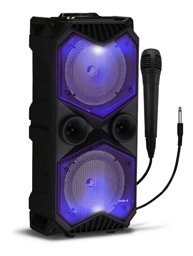 Parlante Karaoke Portátil Bluetooth Master G + Micrófono