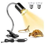 Lámpara De Calor Para Reptiles, Uva Uvb Con Manguera
