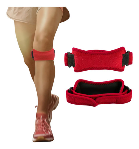 Rodillera Rotuliana Banda Doble 1 Pza, Talla Única Deportiva
