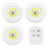 Lámparas Luz Led X3 Portátil Inalámbricas Adhesivas +control