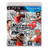 Virtua Tennis 4 Standard Edition Ps3 Mídia Física Seminovo