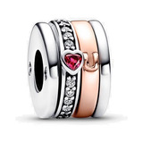 Dije Charm Pandora Mensaje De Amor Te Amo Giratorio Oro Rosa