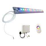 Kit Luz Led Barra Sumergible Rgb 38w Pileta 4x8 80cm Premium