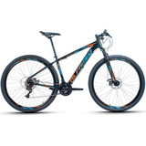 Bicicleta Aro 29 Alfameq Afx Freio Disco 21v Cambios Shimano Cor Preto/laranja/azul Tamanho Do Quadro 15
